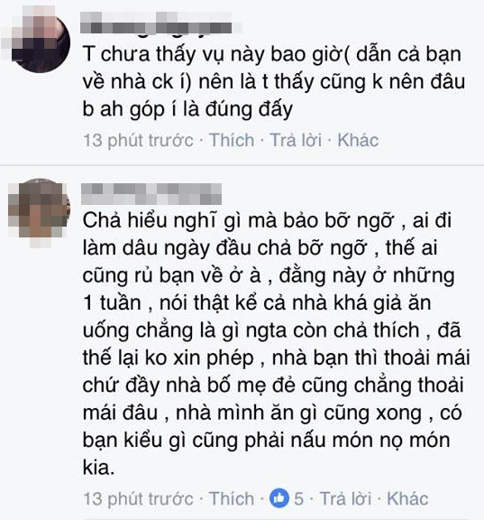 Nàng dâu mới về nhà chồng, xách tay cả bạn thân về ở chung nguyên tuần cho đỡ bỡ ngỡ Nàng dâu mới về nhà chồng, xách tay cả bạn thân về ở chung nguyên tuần cho đỡ bỡ ngỡ