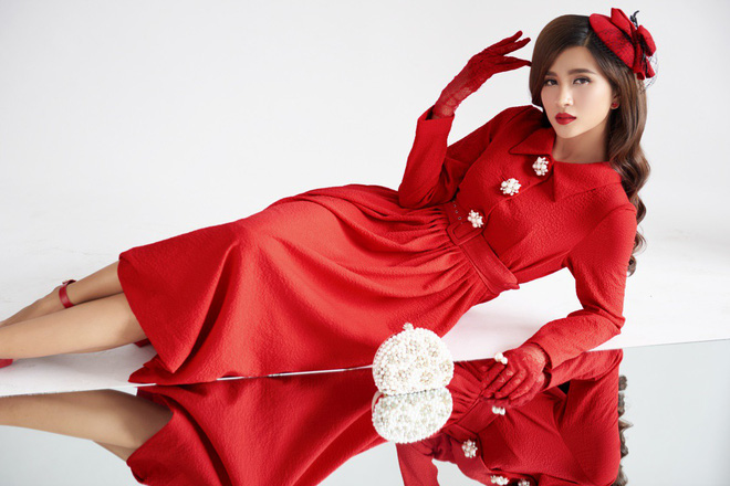 Mẹ đơn thân Kim Tuyến hóa quý cô thập niên 60 đầy kiêu kỳ