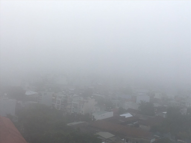 Sài Gòn sương mù giăng phủ như Sa Pa