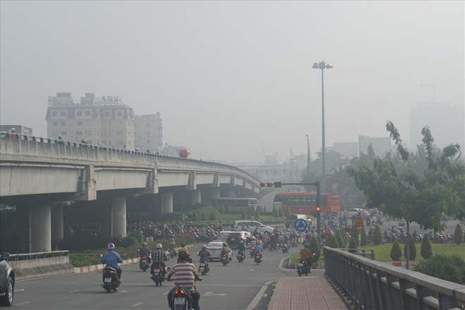 Sài Gòn sương mù giăng phủ như Sa Pa