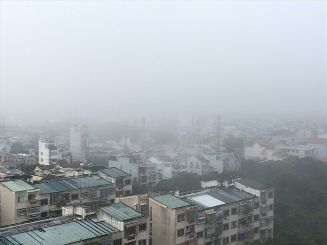 Sài Gòn sương mù giăng phủ như Sa Pa