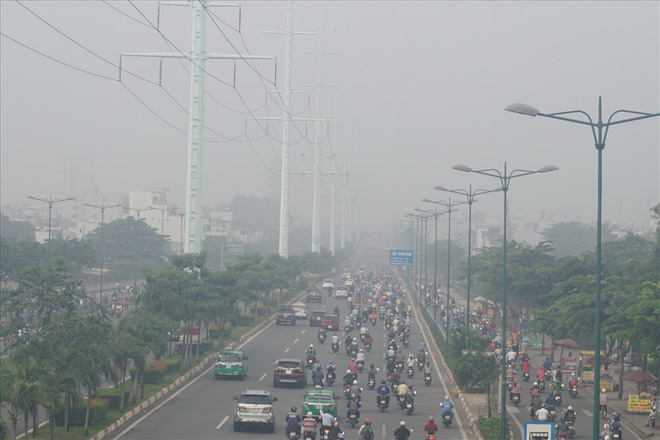 Sài Gòn sương mù giăng phủ như Sa Pa