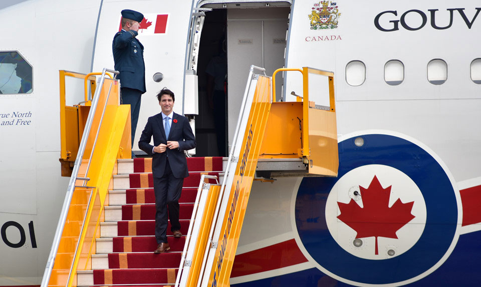 Những hình ảnh đầu tiên của Thủ tướng Trudeau tại Hà Nội
