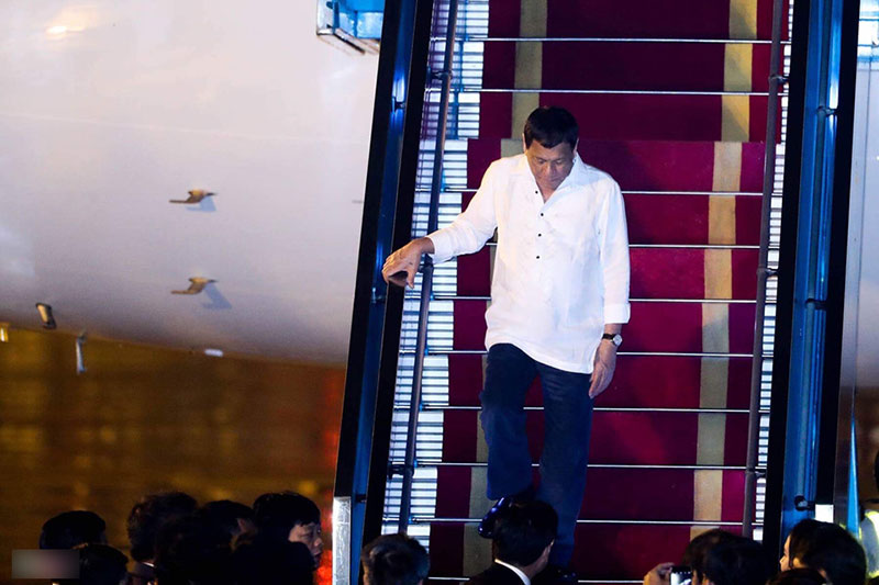 Tổng thống Philippines Duertete đến Đà Nẵng dự APEC