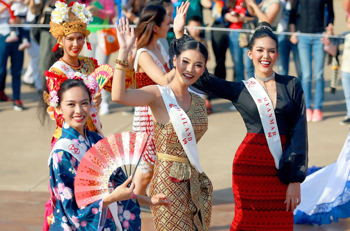 Đối thủ châu Á của Mỹ Linh tại Hoa hậu Thế giới