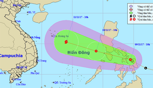 Áp thấp nhiệt đới có thể mạnh thành bão