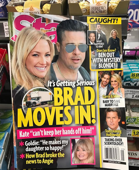 Kate Hudson lên tiếng về tin đồn hẹn hò với Brad Pitt