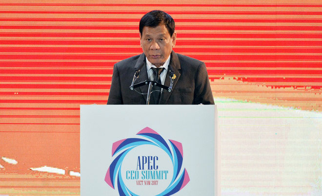 Tổng thống Duterte: Chúng tôi không cần viện trợ nhân đạo