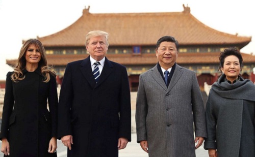 Ông Trump đăng Twitter từ Bắc Kinh cảm ơn vợ chồng ông Tập