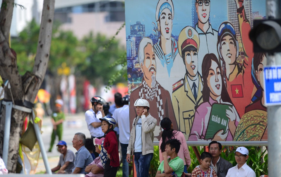 Air Force One đưa Tổng thống Trump đến Đà Nẵng