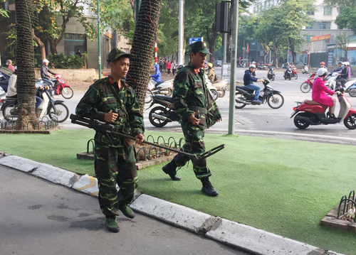 Hà Nội thắt chặt an ninh chuẩn bị đón lãnh đạo Trung Quốc, Mỹ