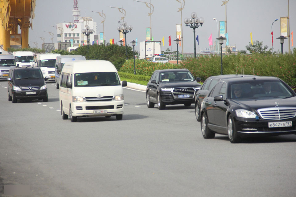 Chuyên cơ chở Tổng thống Putin đến Đà Nẵng dự APEC