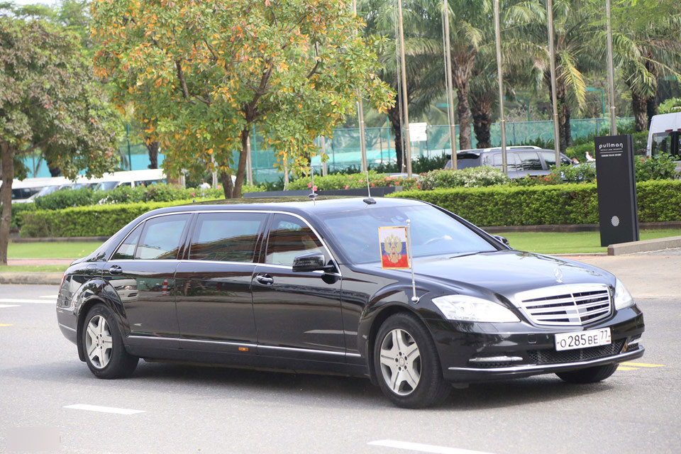 Chuyên cơ chở Tổng thống Putin đến Đà Nẵng dự APEC