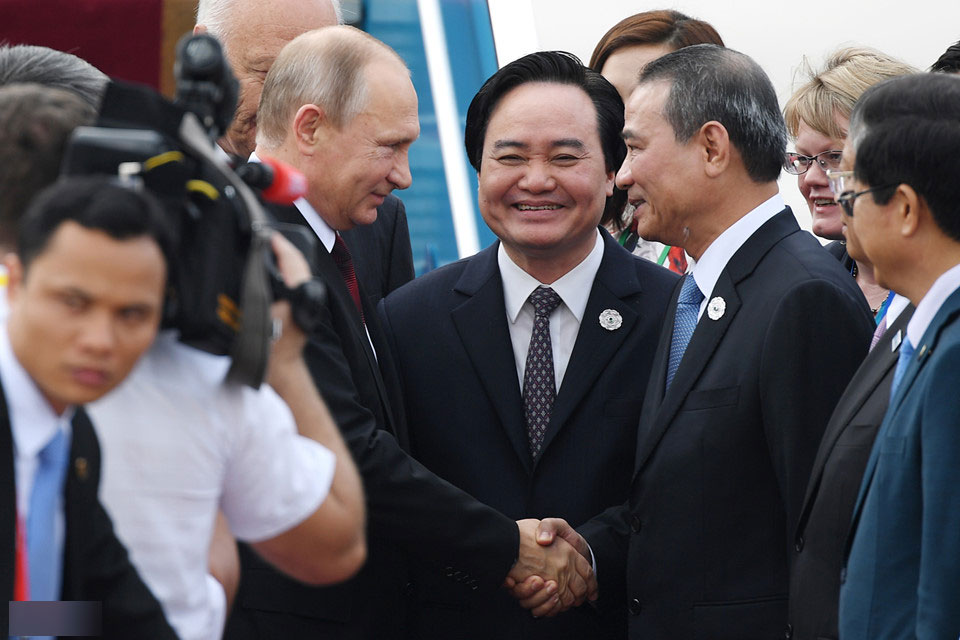 Chuyên cơ chở Tổng thống Putin đến Đà Nẵng dự APEC