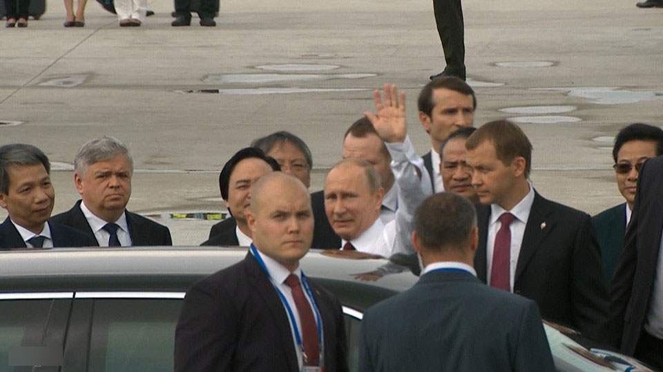 Chuyên cơ chở Tổng thống Putin đến Đà Nẵng dự APEC