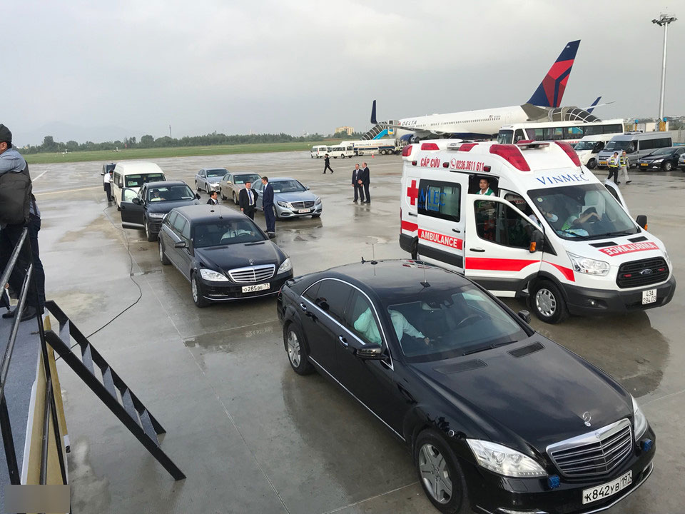 Chuyên cơ chở Tổng thống Putin đến Đà Nẵng dự APEC