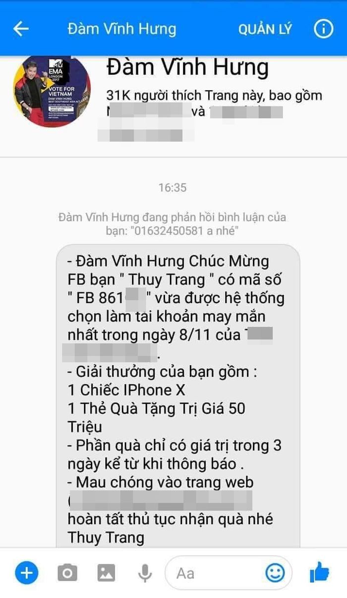Bị mạo danh đi lừa đảo tặng iphone X, Đàm Vĩnh Hưng nổi giận