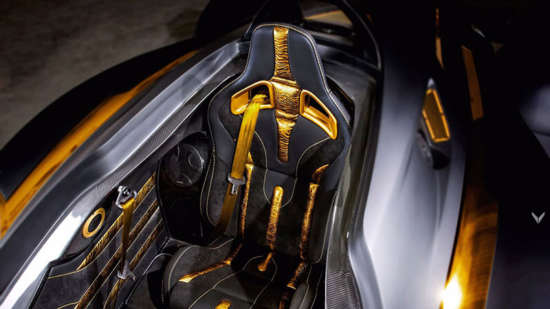 Siêu xe Tramontana mạ vàng độc nhất vô nhị trên thế giới