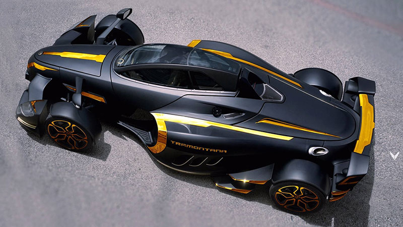Siêu xe Tramontana mạ vàng độc nhất vô nhị trên thế giới