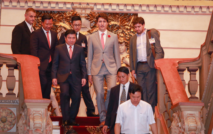 Một ngày ở TP HCM của Thủ tướng Canada