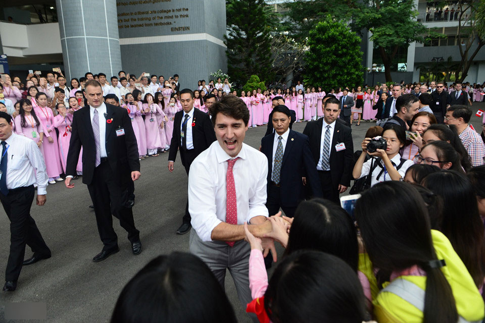 Thủ tướng Trudeau đến Đà Nẵng dự APEC