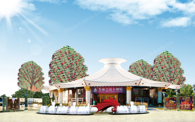 Vương miện Sắc đẹp - tòa nhà chào đón Miss World ở Trung Quốc