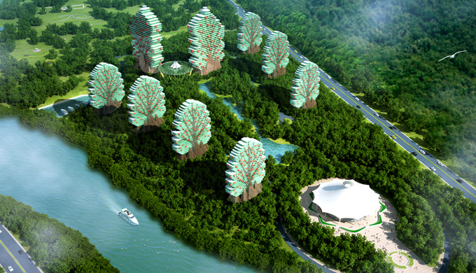 Vương miện Sắc đẹp - tòa nhà chào đón Miss World ở Trung Quốc