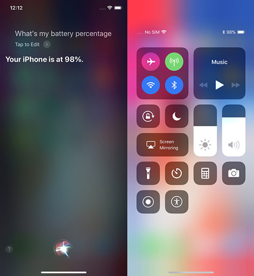Cách kiểm tra pin trên Apple iPhone X