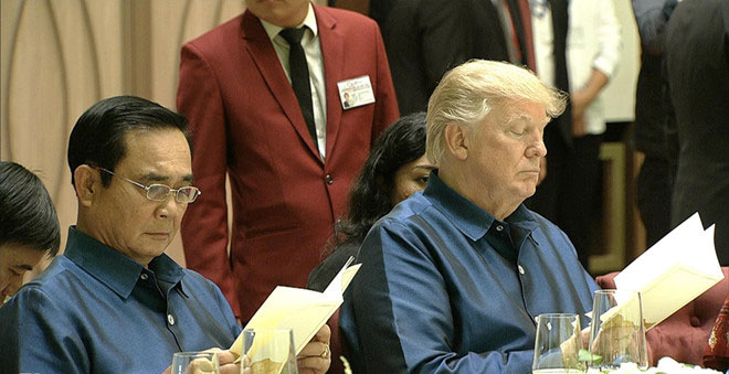 Tổng thống Trump, Putin ăn gì tại tiệc chiêu đãi APEC?