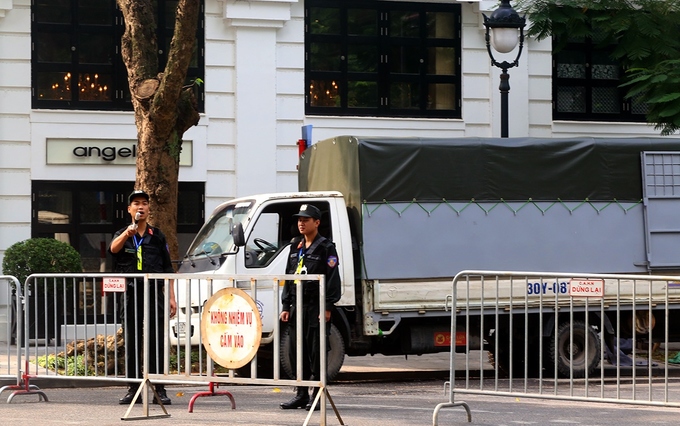 Hà Nội dựng Trung tâm tác chiến trước giờ đón Tổng thống Mỹ