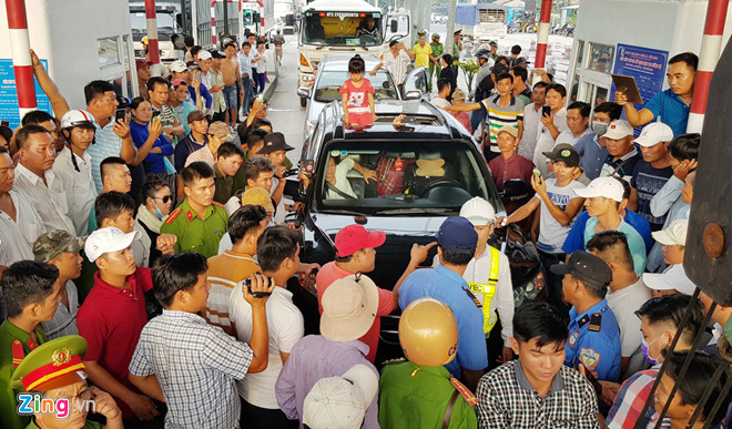 Tổng cục Đường bộ tổ chức đếm xe ở Cai Lậy