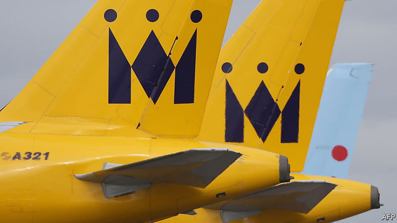 3 đại gia hàng không ngã ngựa trong năm 2017