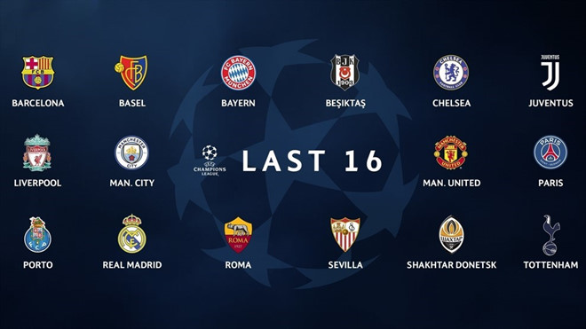 Real đụng độ PSG, Chelsea gặp Barca ngay vòng 1/8 Champions League Real đụng độ PSG, Chelsea gặp Barca ngay vòng 1/8 Champions League
