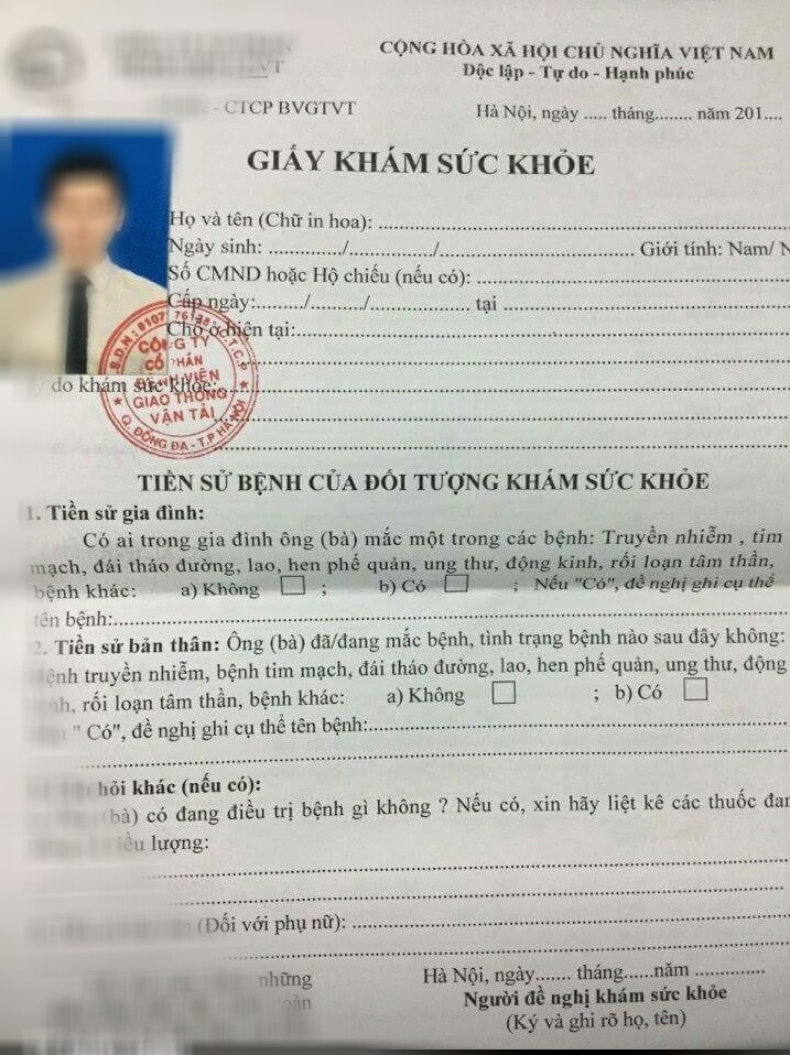 Ship giấy khám sức khỏe đến tận nhà - còn trắng trợn đến bao giờ? Ship giấy khám sức khỏe đến tận nhà - còn trắng trợn đến bao giờ?
