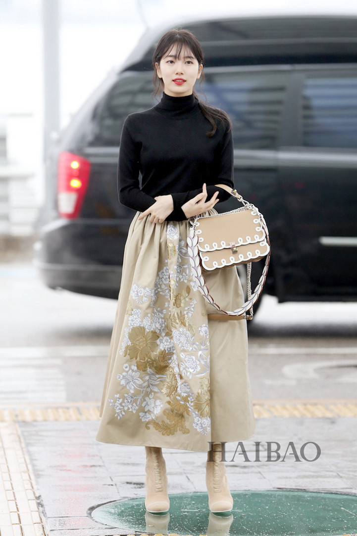 Mỹ nhân Hàn gợi ý cách diện chân váy ngày lạnh