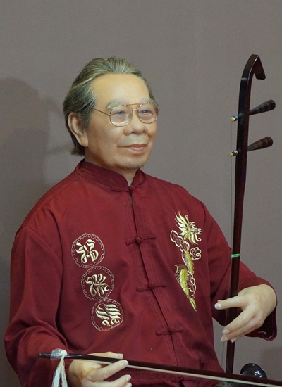 Tượng sáp Giáo sư Trần Văn Khê bị cất đi vì gia đình chê xấu