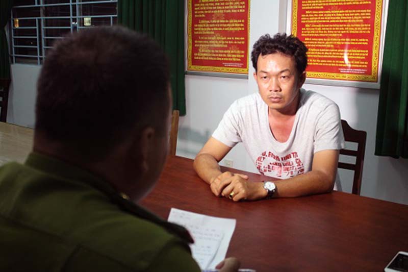 Bắt giam chủ nhà xe chém tài xế do mâu thuẫn tại BOT Cai Lậy