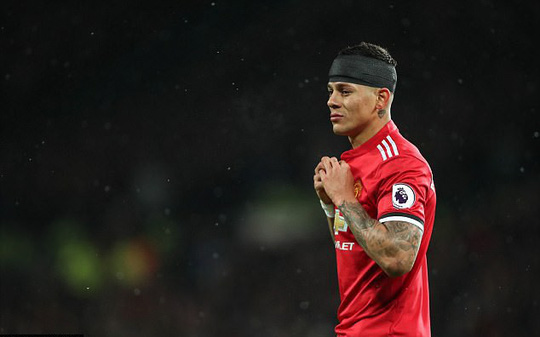 Rojo khoe chấn thương ghê rợn sau trận gặp Man City Rojo khoe chấn thương ghê rợn sau trận gặp Man City