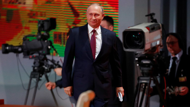 Tổng thống Putin tuyên bố tái tranh cử với tư cách ứng viên độc lập