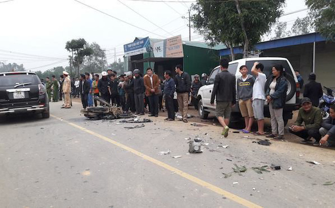 Phó chủ tịch ngồi trên xe biển xanh trong vụ tai nạn 3 người chết: Xe máy chạy khá nhanh