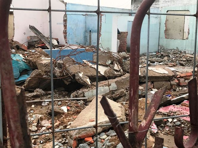 Bên trong khu giải tỏa 50 ki-ốt sân bay Tân Sơn Nhất Bên trong khu giải tỏa 50 ki-ốt sân bay Tân Sơn Nhất