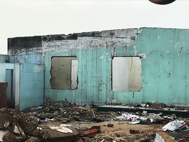 Bên trong khu giải tỏa 50 ki-ốt sân bay Tân Sơn Nhất