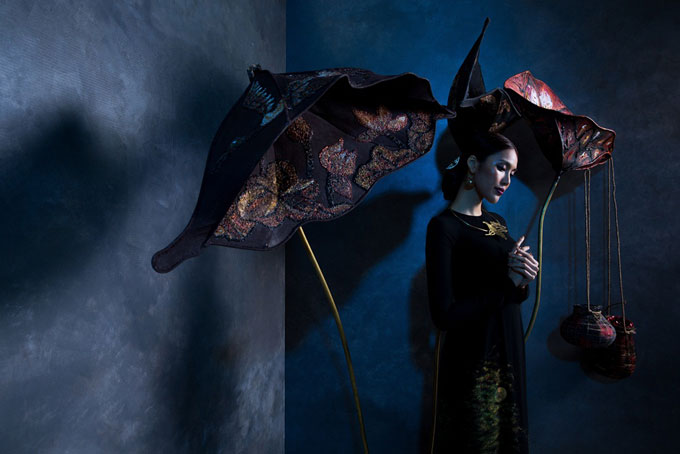 Lan Khuê, Lê Thanh Thảo đọ dáng thon khi diện áo dài