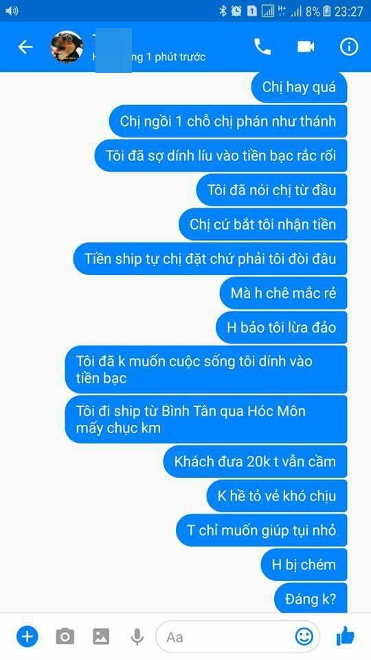 Đưa mèo đi chữa bệnh giúp khách, shipper bị chủ mang hung khí chém vỡ mũ bảo hộ