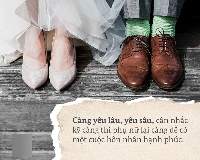 Cưới sớm, cưới vội, cưới vì không muốn mất ai đó: Phụ nữ rồi sẽ bị dội cho vài gáo nước lạnh Cưới sớm, cưới vội, cưới vì không muốn mất ai đó: Phụ nữ rồi sẽ bị dội cho vài gáo nước lạnh
