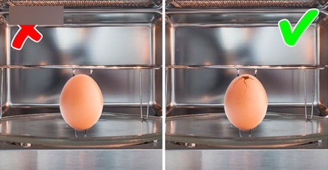 9 thực phẩm, vật dụng tuyệt đối không nên cho vào lò vi sóng