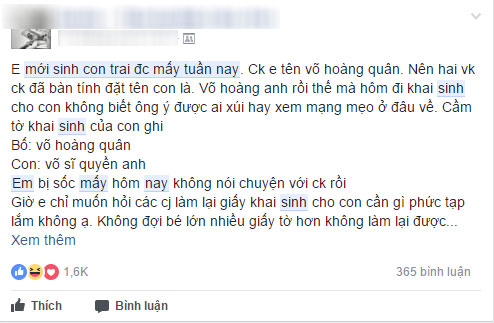 Vợ sắp đẻ, ông bố trẻ họ La sốt sắng nhờ tư vấn tên con, kết quả toàn thấy La Cà, La Lối