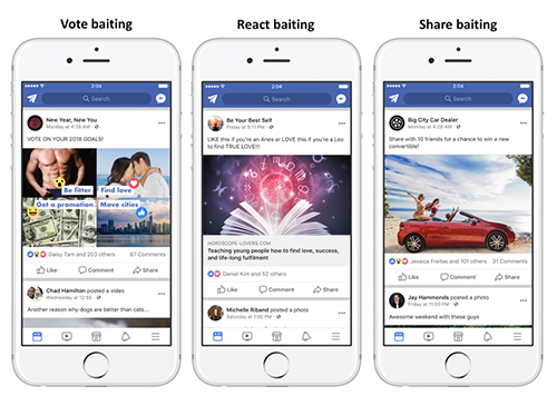 Facebook mạnh tay với các bài viết câu like