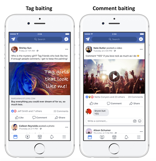 Facebook mạnh tay với các bài viết câu like