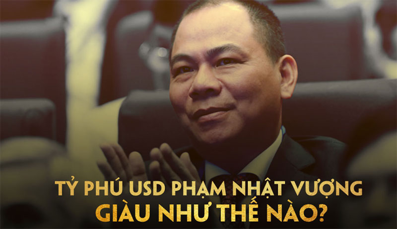 Cứ 5 giây, tài sản của tỷ phú Phạm Nhật Vượng tăng gần 400 USD Cứ 5 giây, tài sản của tỷ phú Phạm Nhật Vượng tăng gần 400 USD